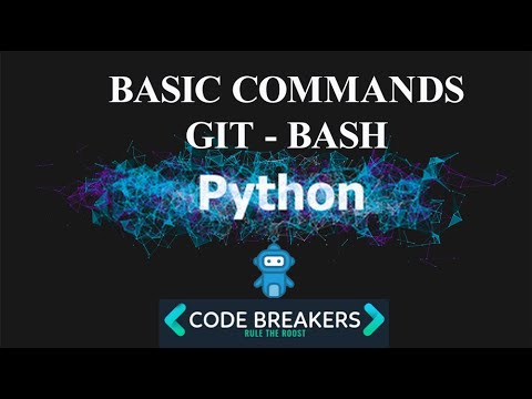 Basics Commands Line Git Bash Python Course