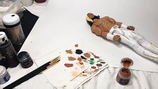 How to PAINT WWE action figures!