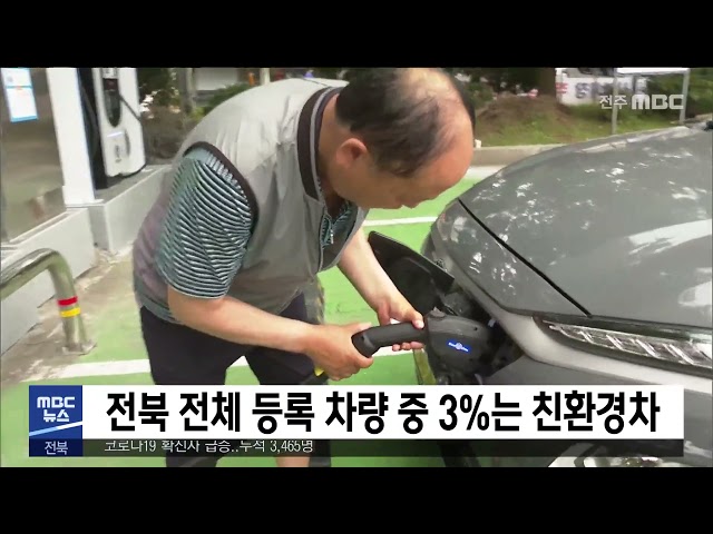 전북 전체 등록 차량 중 3%는 친환경차