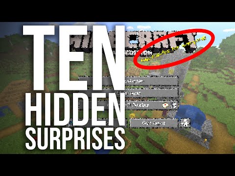 OMGcraft - Minecraft Tips & Tutorials! - 10 Hidden Surprises in Minecraft!