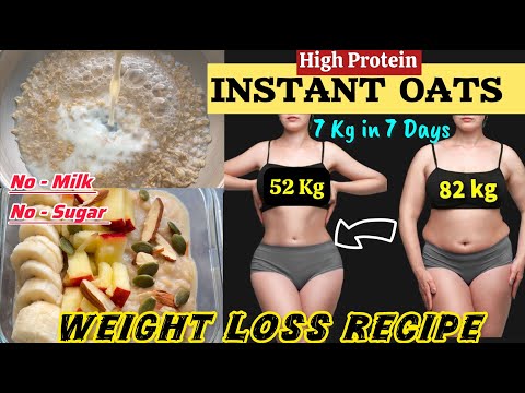 Healthy INSTANT Oats Recipe for Weight Loss | Oats Recipe for Breakfast | Healthy Breakfast | Oats