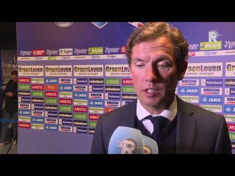 Sparta-trainer Alex Pastoor na de nederlaag in Heerenveen