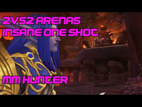 BFA 8.3 2vs2 Arenas - Insane one shot Marksmanship Hunter!
