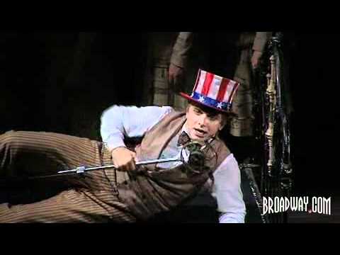 Opening night of Road Show, the Stephen Sondheim/John Weidman musical that tells of history's Mizner brothers.
