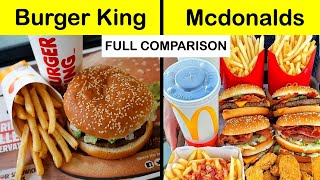 Burger king vs Mcdonalds Full Comparison UNBIASED in Hindi | Mcdonalds vs Burger king