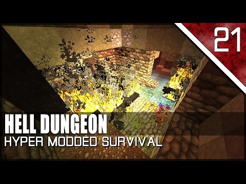 Minecraft Hyper Modded Survival - Syzycraft Ep. 21 - HELL DUNGEON
