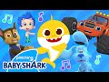 Sing With Baby Shark Chase Blaze Gil And Blue Nick Jr Crew X Baby Shark Baby Shark Official