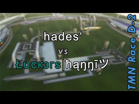 TMN Race D-2 - Comparison hades' vs. Hanniyo - Trackmania Nations Forever