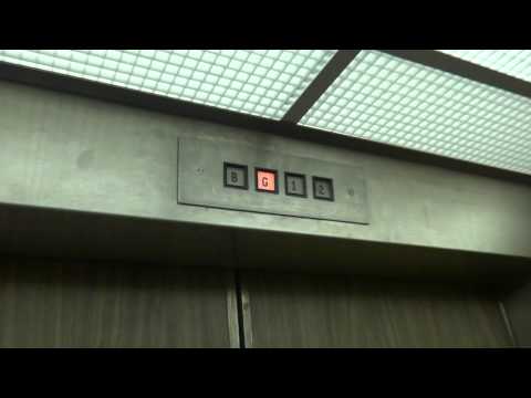 An older Montgomery Hydraulic elevator @ War Memorial Hall Virginia Tech Blacksburg VA