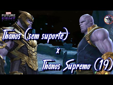 Thanos (sem suporte) x Thanos Supremo Fase 19. #mff #Thanos #endgame #wbu