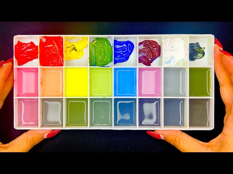 6 minutes and 30 seconds of colormixing so satisfying! 