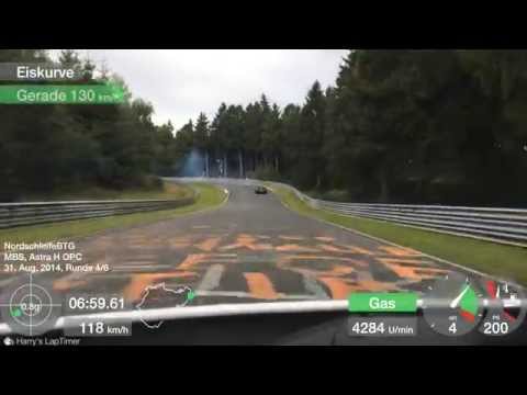 Touristenfahrt Grüne Hölle Nordschleife Nürburgring 31.08.2014 Opel Astra OPC
