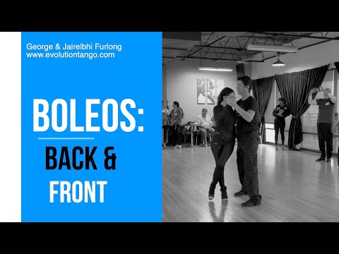 Technique of counter back and front boleos in George & Jairelbhi's Class.