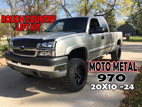 Rough Country 3'' Lift Kit with 20x10 -24 Moto Metal 970 wheels for the Duramax Diesel || EP. 32
