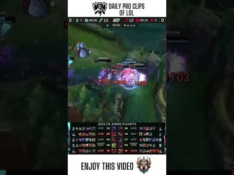 LNG Zika Stuns 3 Players from OMG with Incredible Move in Epic Showdown! #shorts