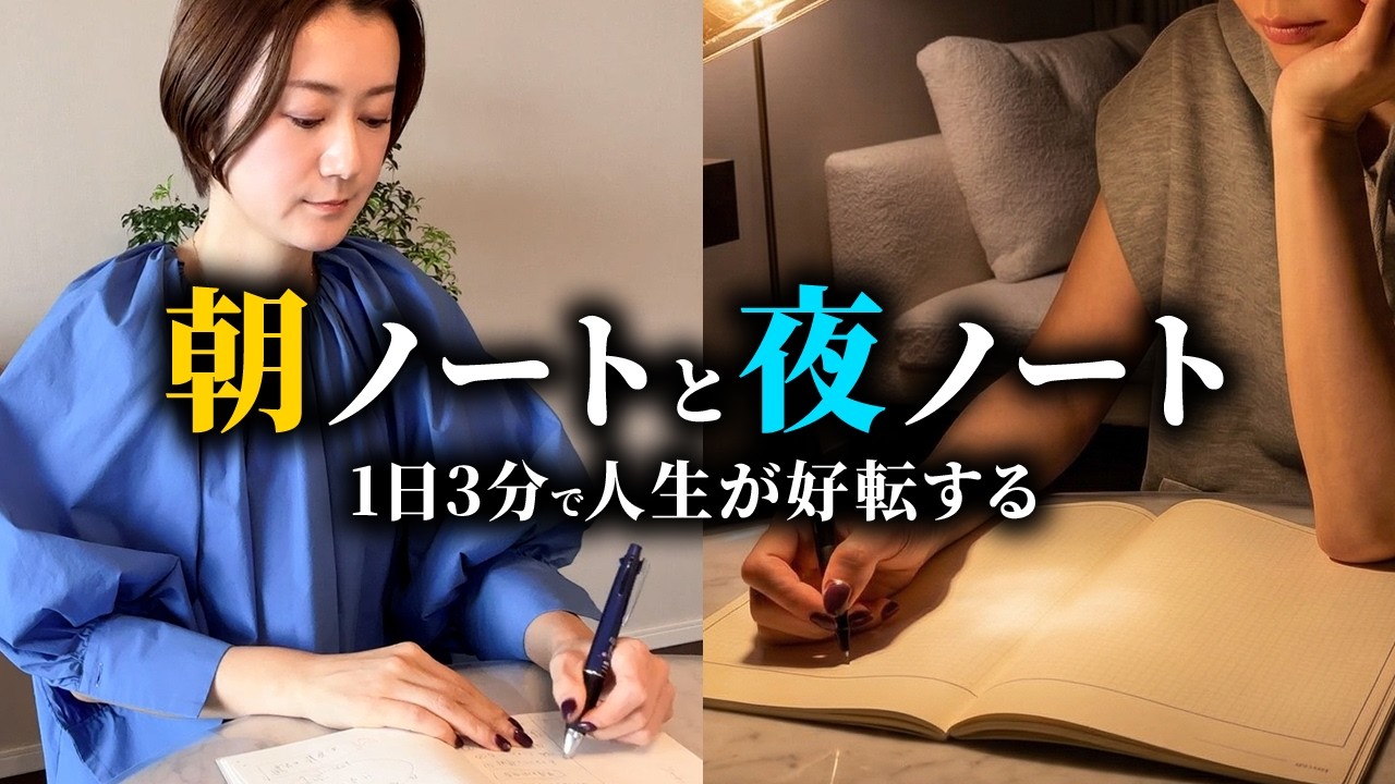 借金500万から年商2億へ。人生が激変した「朝と夜3分のノート習慣」【40代・50代】