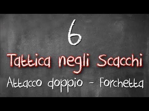 Tattica negli Scacchi 6 - Forchetta - Attacco Doppio