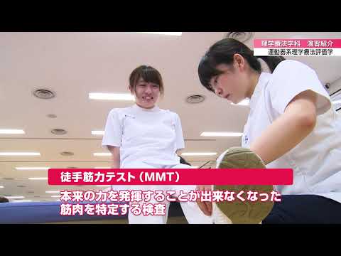 「医療保健学部 理学療法学専攻」運動器系理学療法評価学