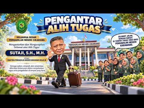 VIDEO PERPISAHAN PANITERA PN CIKARANG BAPAK SUTAJI, S.H., M.H.