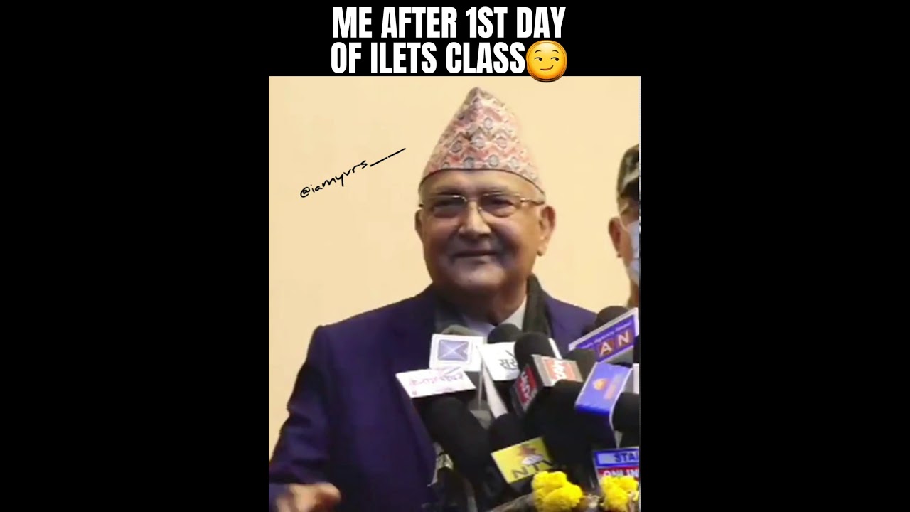 Me after 1st day of iltes class