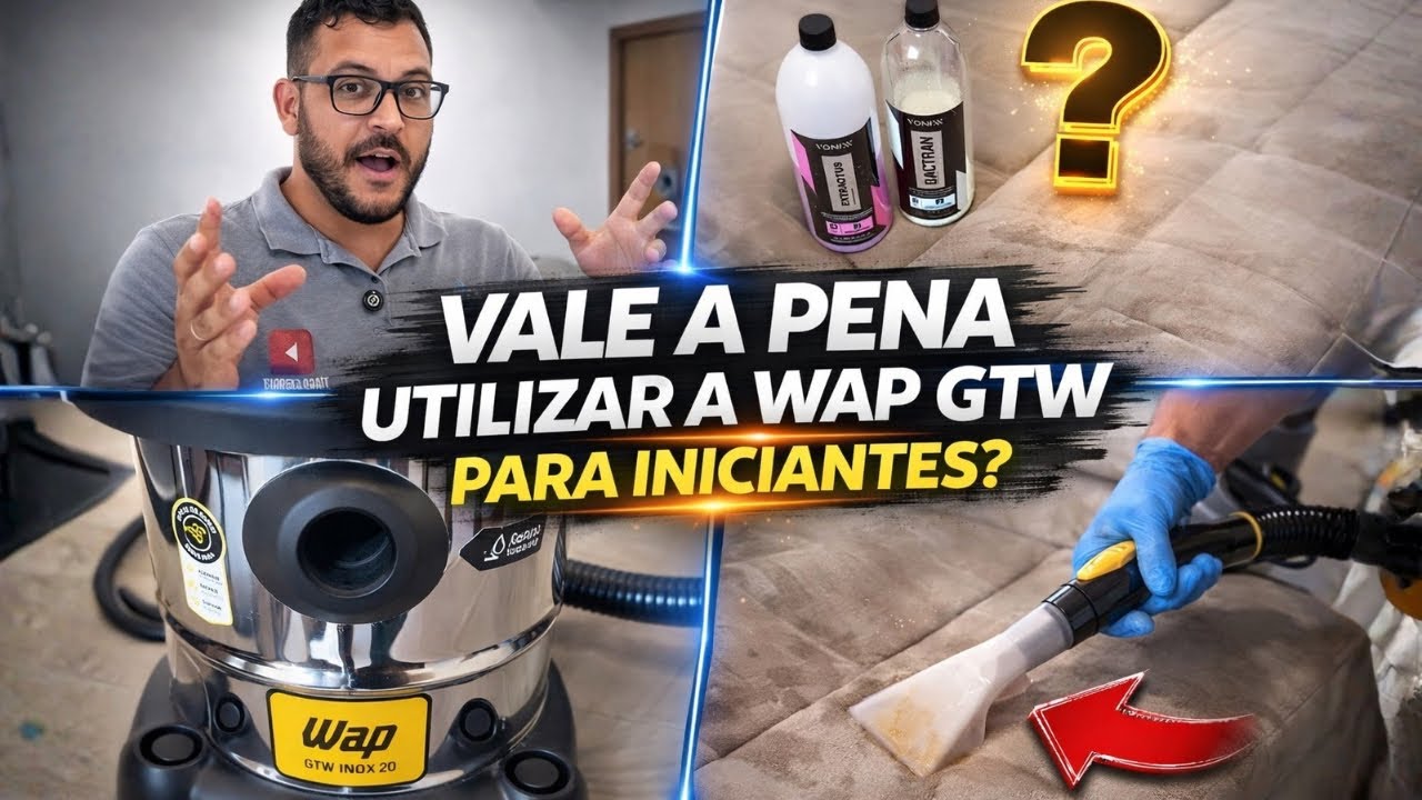 Miniatura da avaliação em vídeo de Aspirador de Pó e Água WAP Barril GTW 20