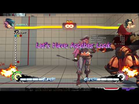 USF4 - 24 Hit Combo with Poison if only :_(