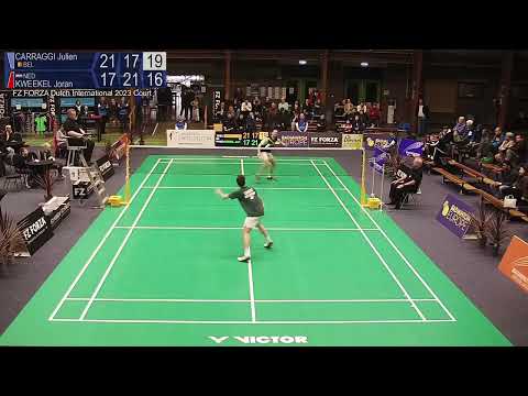 Match point - Julien Carraggi vs Joran Kweekel - MS, Final - Dutch Int. 2023