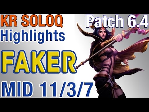 SKT T1 Faker - LeBlanc vs Fizz - S6 Kr LoL Challenger Highlights #57