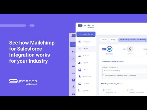 How Mailchimp for Salesforce Integration works for your Industry