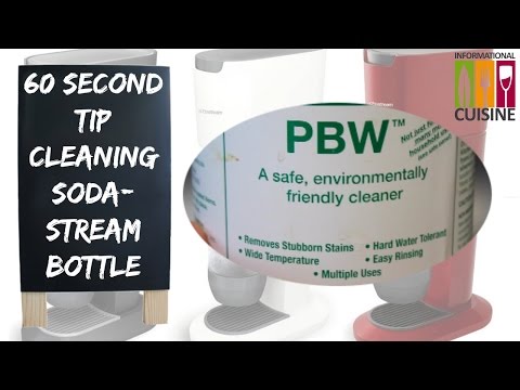60 Second Tip Cleaning Sodastream Bottle
