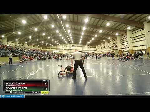 90 Lbs Round 3 - Nevaeh Therrien, Sandpoint Legacy WC Vs Paisley Conway, Newberg Mat Club Da67