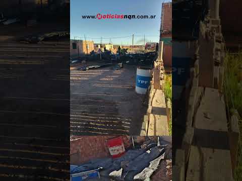 Incendio destruyó una casa y dañó otras en Añelo durante la madrugada de navidad