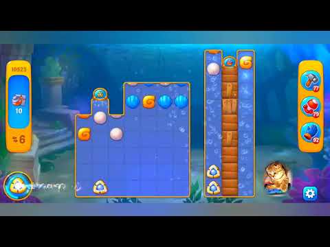 фишдом 2022 # 10523 уровень - прохождение без бустеров # Fishdom,  10523  level - no Boosters.