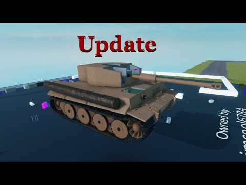 Tiger 1 Tank Update | Plane Crazy Roblox |
