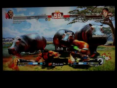 SSF4: XblackvegetaX (Balrog) vs Timedog (Ryu) - GAF Endless Battle Mode - Set 3