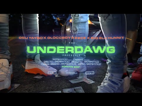 Big Blu Hunnit - The Underdawg Freestyle Ft. GloccBoy Keece, O5U TayBo (Official Music Video)