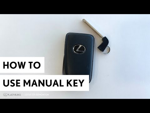 How To Use Manual Key if Lexus Key Fob Dies | Lexus of Edmonton