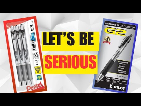 Pentel EnerGel VS Pilot G2 | The Forgotten Element