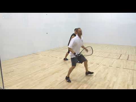 Rocky Carson Demonstrates the Proper Footwork in Racquetball