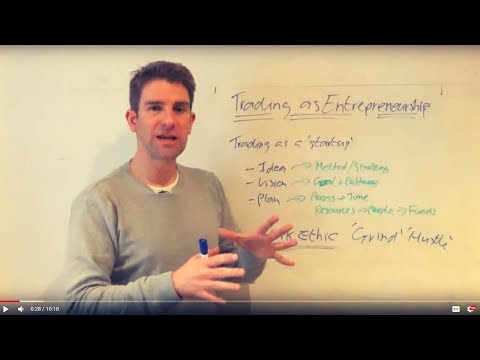 Trading as Entrepreneurship: Trading As a Business 👍 Video