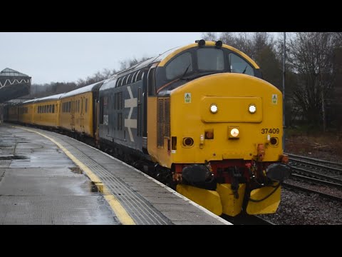 *Rare DRS Special* 37409 and 37606 work 1Q77 Mossend Down Yard - Inverness C.Rail via Aberdeen