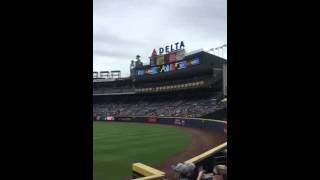 Atlanta Braves vs. New York Yankees at Turner Field.