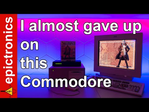 Upgrading the Commodore PC35-III with a CD-ROM, MT-32, & Trying out how fast it is with a DOS game