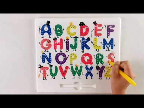 Планшет для рисования магнитами «Magnetic Writing Board» для изучения английского алфавита