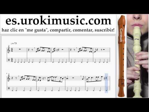 Tutorial de flauta dulce G. OneRepublic - Truth To Power Clases Notas Parte#2 um-i927