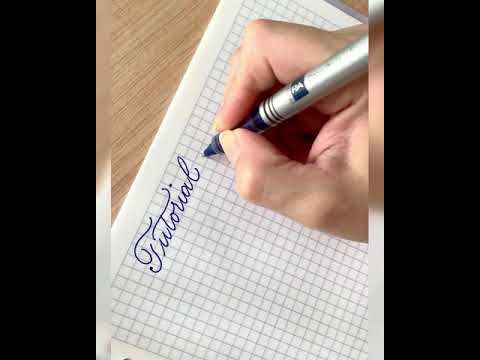 Rápido tutorial de Caligrafía