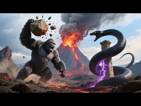 King Kong vs Storm Basilisk | Skull Island Epic Battle ⚡