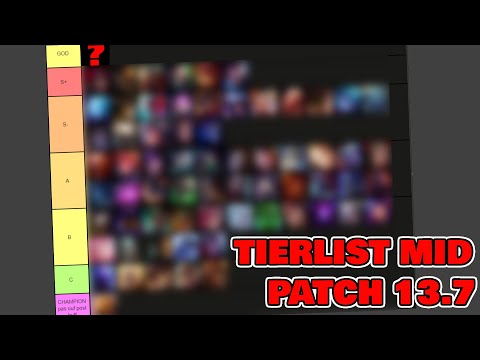 TIERLIST MID 13.7 UPDATED - CKOIKÉFOR CHREAK