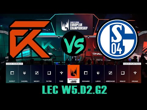 Excel vs Schalke 04 ► LEC W5.D2.G2 ► Spring ► XL vs S04