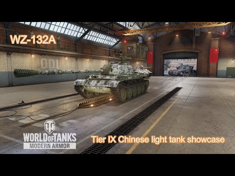 WZ 132A Tier 9 Chinese light tank showcase WOT Console - World of Tanks Modern Armour